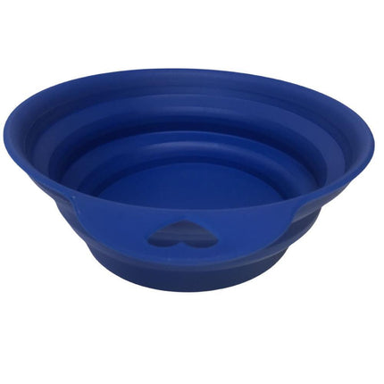 YES4PETS 4 x Pet Portable Folding Bowl Dog Cat Food Feeding Water Feeder Collapsable Travel.