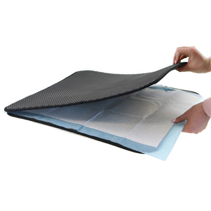 YES4PETS Double Layer Cat Litter Tray Trap Mat Catch Cat Litter House Box Pad Toilet Mat.