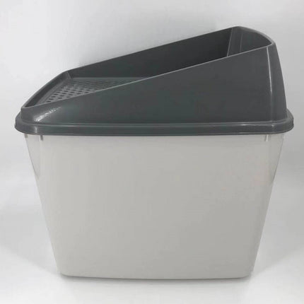 XL Top Entry Cat Litter Box No Mess Large Enclosed Covered Kitty Tray.