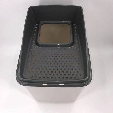XL Top Entry Cat Litter Box No Mess Large Enclosed Covered Kitty Tray.