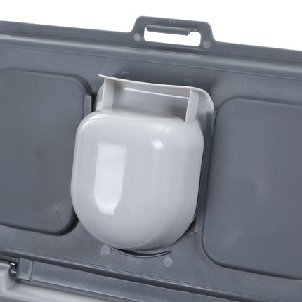 30L Pet Dogs Puppy Food Storage Storer Container w/ Scoop Grey.