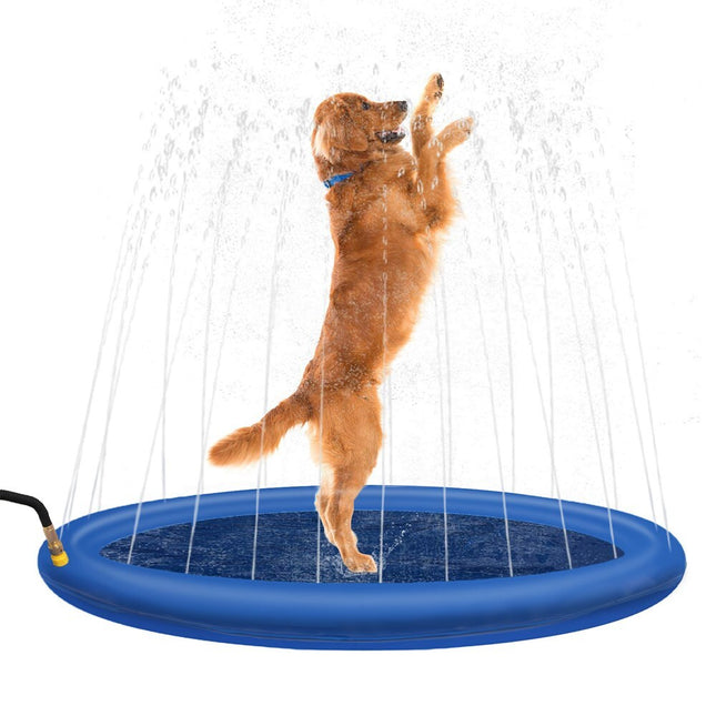 100cm Pet Sprinkler Water Splash Pad Dog/Cat Cooling Pond/Outdoor Toy.