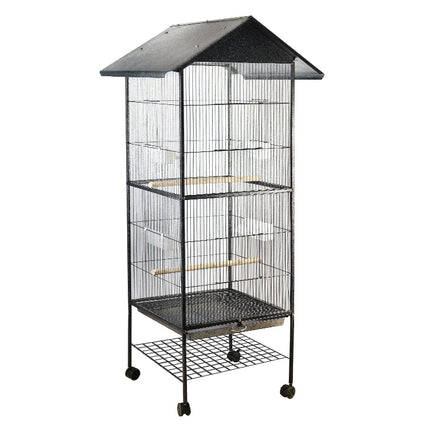 YES4PETS 160 cm Large Bird Cage Parrot Aviary Pet Stand-alone Budgie Cage.