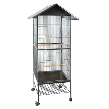 YES4PETS 160 cm Large Bird Cage Parrot Aviary Pet Stand-alone Budgie Cage.