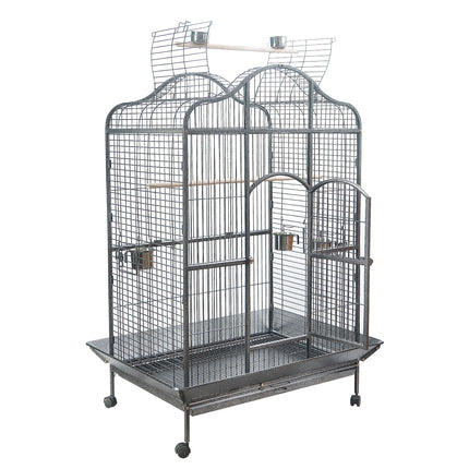 YES4PETS XL Bird Cage Pet Parrot Aviary with Perch & Feeder.