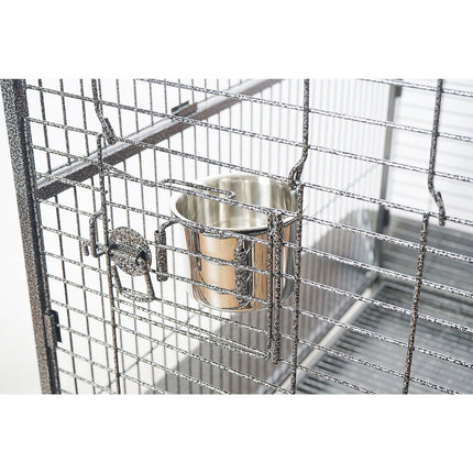 YES4PETS XL Bird Cage Pet Parrot Aviary with Perch & Feeder.