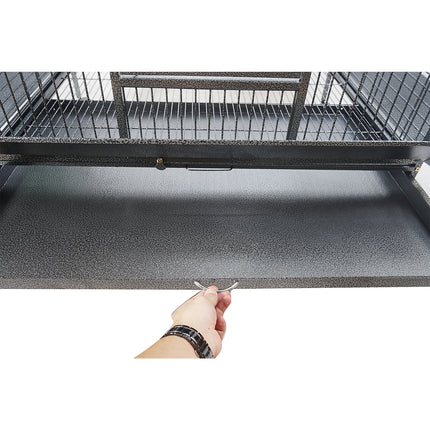 YES4PETS XL Bird Cage Pet Parrot Aviary with Perch & Feeder.