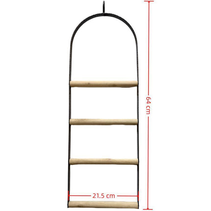 YES4PETS Bird Cage Jumbo Swing Metal Arch Frame Wood Perch Canary Pet Parrot Hanging Toy.