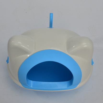 YES4PETS Large Hooded Cat Toilet Litter Box Tray House With Scoop Blue.
