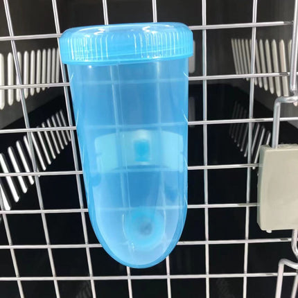 YES4PETS 500ml Dog Cat Hamster Rabbit Water Bottle Hanging Drinking Dispenser Feeder Blue.