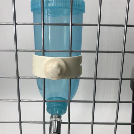 YES4PETS 500ml Dog Cat Hamster Rabbit Water Bottle Hanging Drinking Dispenser Feeder Blue.