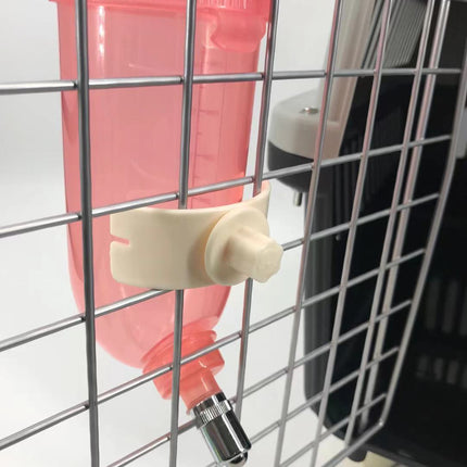 YES4PETS 500ml Dog Cat Hamster Rabbit Water Bottle Hanging Drinking Dispenser Feeder Pink.