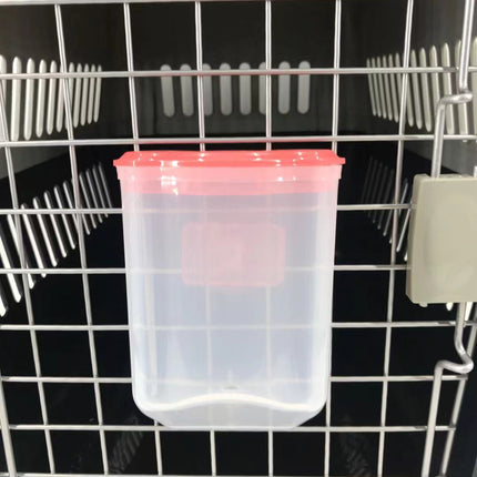 YES4PETS Pet Hanging Water Bottle No Drip Water Dispenser Rabbit Dog Cat Drinking Bottle-Pink.