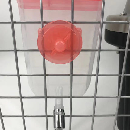 YES4PETS Pet Hanging Water Bottle No Drip Water Dispenser Rabbit Dog Cat Drinking Bottle-Pink.