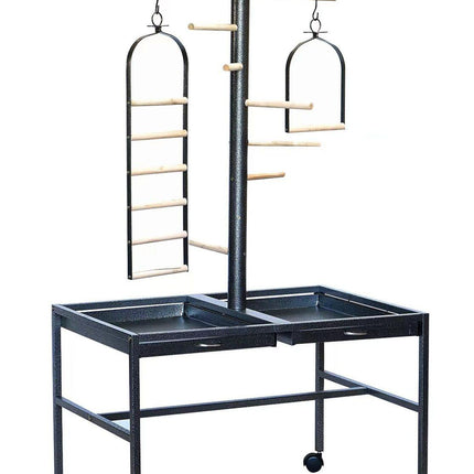 YES4PETS Large Bird Parrot Playpen Gym Toy Stand On Wheels.