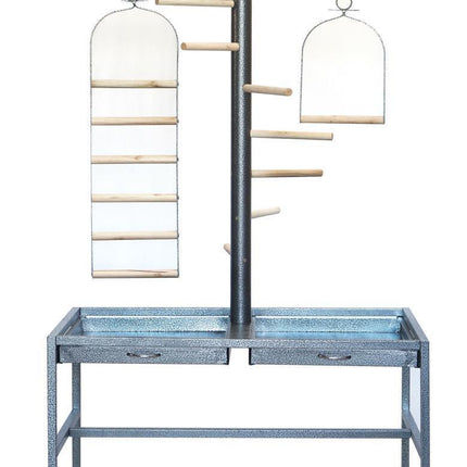 YES4PETS Large Bird Parrot Playpen Gym Toy Stand On Wheels.