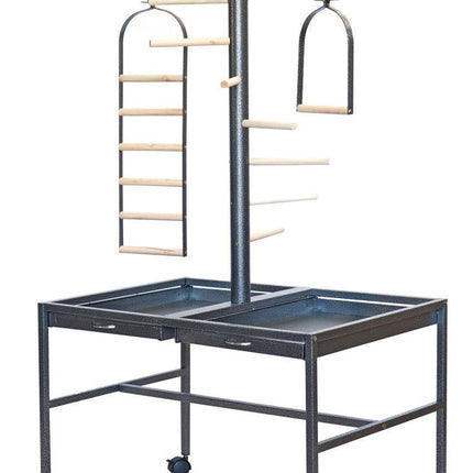 YES4PETS Large Bird Parrot Playpen Gym Toy Stand On Wheels.