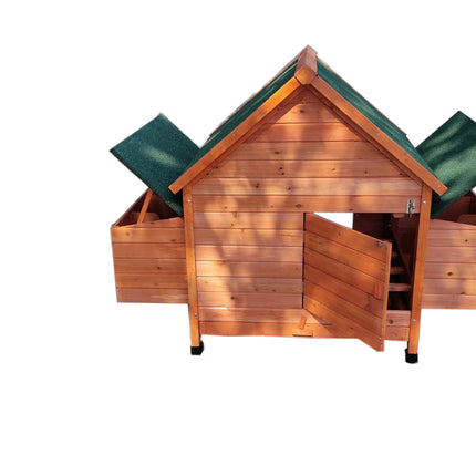 YES4PETS XL Chicken Coop Rabbit Hutch Cage Hen Chook House.