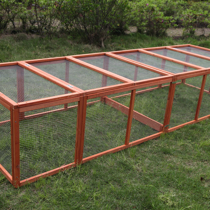 YES4PETS 290 cm XL Chicken Coop Run Guinea Pig Cage Villa Extension Rabbit Hutch Cat Kitten House Pen.