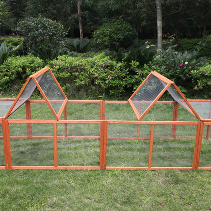 YES4PETS 290 cm XL Chicken Coop Run Guinea Pig Cage Villa Extension Rabbit Hutch Cat Kitten House Pen.
