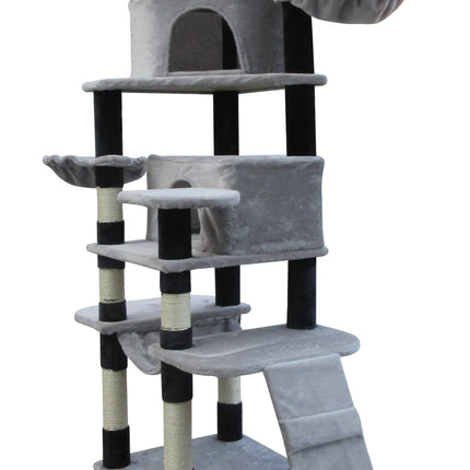YES4PETS 161 cm Cat Scratching Post Tree Scratcher Pole-Little Grey.