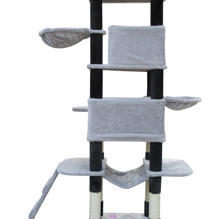 YES4PETS 161 cm Cat Scratching Post Tree Scratcher Pole-Little Grey.
