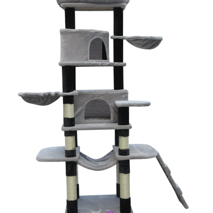 YES4PETS 161 cm Cat Scratching Post Tree Scratcher Pole-Little Grey.