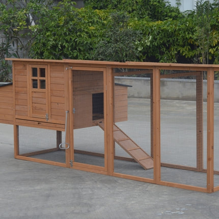 YES4PETS XXL 280cm Chicken Coop Guinea Pig Rabbit Hutch Ferret Cat Guinea Pig House.