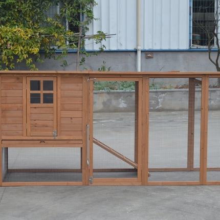 YES4PETS XXL 280cm Chicken Coop Guinea Pig Rabbit Hutch Ferret Cat Guinea Pig House.