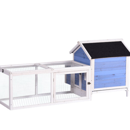 YES4PETS Large Chicken Coop Rabbit Hutch Ferret Cage Hen Chook Cat House.