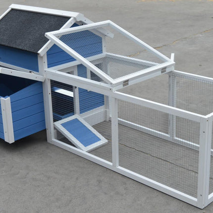YES4PETS Large Chicken Coop Rabbit Hutch Ferret Cage Hen Chook Cat House.
