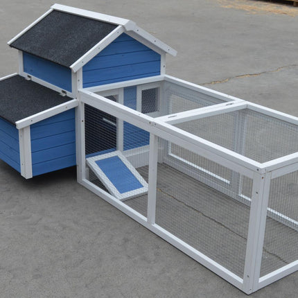 YES4PETS Large Chicken Coop Rabbit Hutch Ferret Cage Hen Chook Cat House.