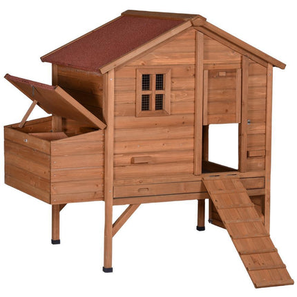 YES4PETS XL Chicken Coop Rabbit Hutch Cage Hen Chook House.