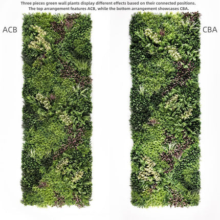 YES4HOMES 3 SQM Artificial Plant Wall Grass Panels Vertical Garden Foliage Tile Fence 1X1M.
