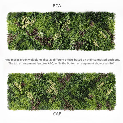 YES4HOMES 3 SQM Artificial Plant Wall Grass Panels Vertical Garden Foliage Tile Fence 1X1M.