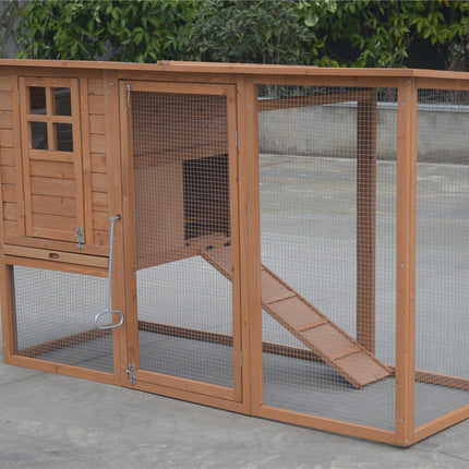 YES4PETS Large Chicken Coop Rabbit Hutch Cat Ferret Cage Hen Chook House.