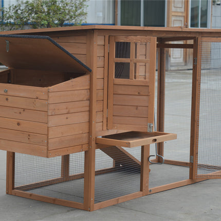YES4PETS Large Chicken Coop Rabbit Hutch Cat Ferret Cage Hen Chook House.