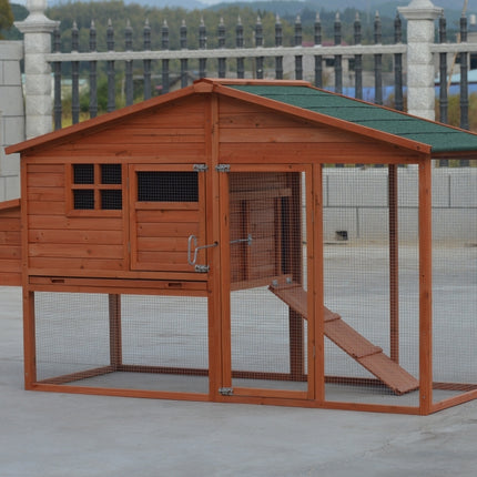YES4PETS XL Chicken Coop Rabbit Guinea Pig Hutch Ferret Hen House.