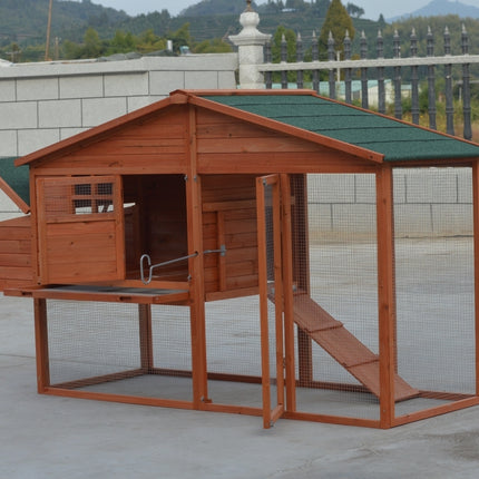 YES4PETS XL Chicken Coop Rabbit Guinea Pig Hutch Ferret Hen House.