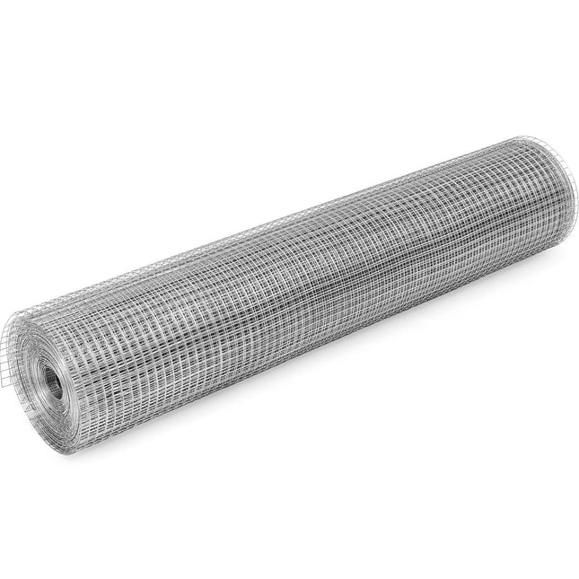 YES4PETS 1 x 40M Galvanised Wire Mesh Garden Pet Chicken Coop Fencing Bird Netting Mesh.