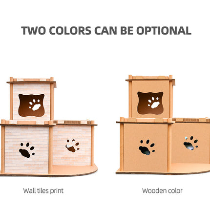 YES4PETS Cat Cardboard House Tower Condo Scratcher Pet Post Pad Mat Furniture.