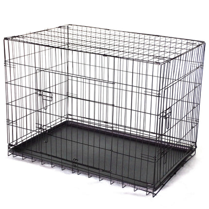 YES4PETS 36' Collapsible Metal Dog Cat Puppy Crate Cage Cat Rabbit Carrier.