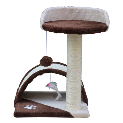 YES4PETS 50 cm Cat Scratching Post Tree Scratching Pole Climbing Post-Brown.