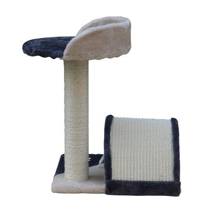 YES4PETS 50 cm Cat Scratching Post Tree Scratching Pole Climbing Post-Grey.