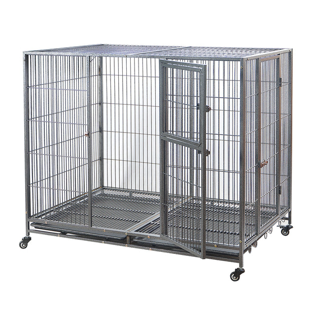 YES4PETS XXL Pet Dog Cat Cage Metal Crate Kennel Portable Puppy Cat Rabbit House.