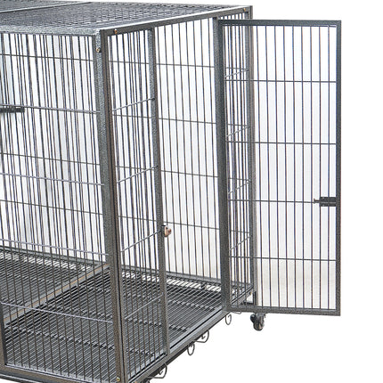 YES4PETS XXL Pet Dog Cat Cage Metal Crate Kennel Portable Puppy Cat Rabbit House.
