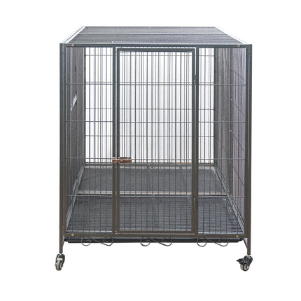YES4PETS XXL Pet Dog Cat Cage Metal Crate Kennel Portable Puppy Cat Rabbit House.