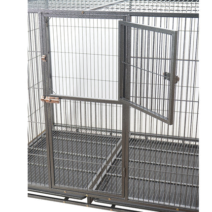 YES4PETS XXL Pet Dog Cat Cage Metal Crate Kennel Portable Puppy Cat Rabbit House.