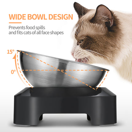 YES4PETS 2xM Stainless Steel Pet Bowl Water Bowls Portable Anti Slip Skid Feeder Dog Rabbit Cat.