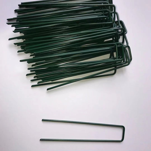 YES4HOMES 150 Synthetic Synthetic Grass Pins  Fake Lawn Turf Weed Mat Nails.
